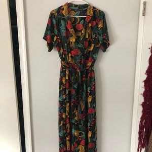 Leopard Print Jumpsuit